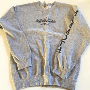 Gildan, men's Small, "Mammoth Mountain" long sleeved grey sweatshirt.  EUC